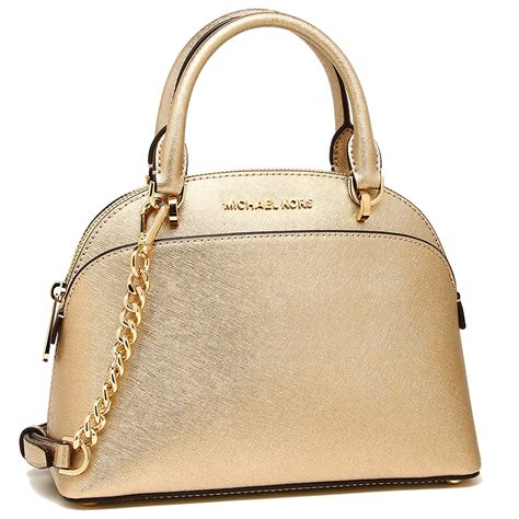 michael kors purse gold pebbled 2017|Michael Kors leather crossbody bag.